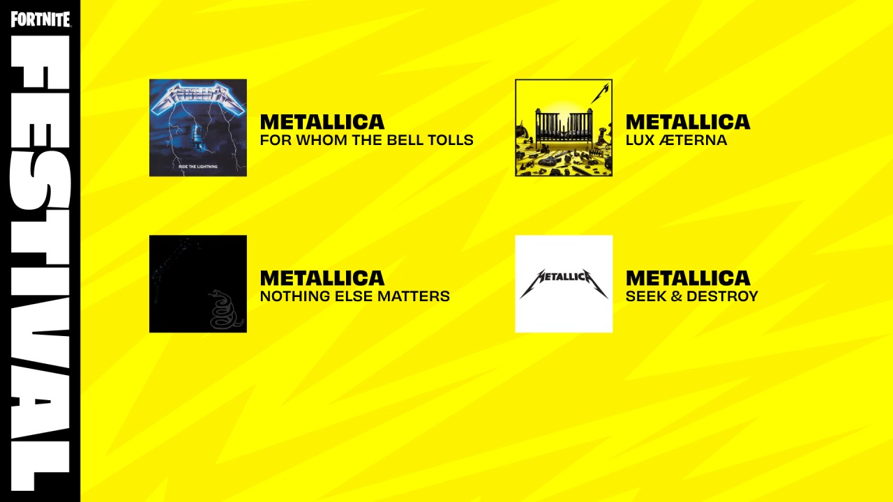 Fortnite Festival Jam Tracks Metallica June 18 2024