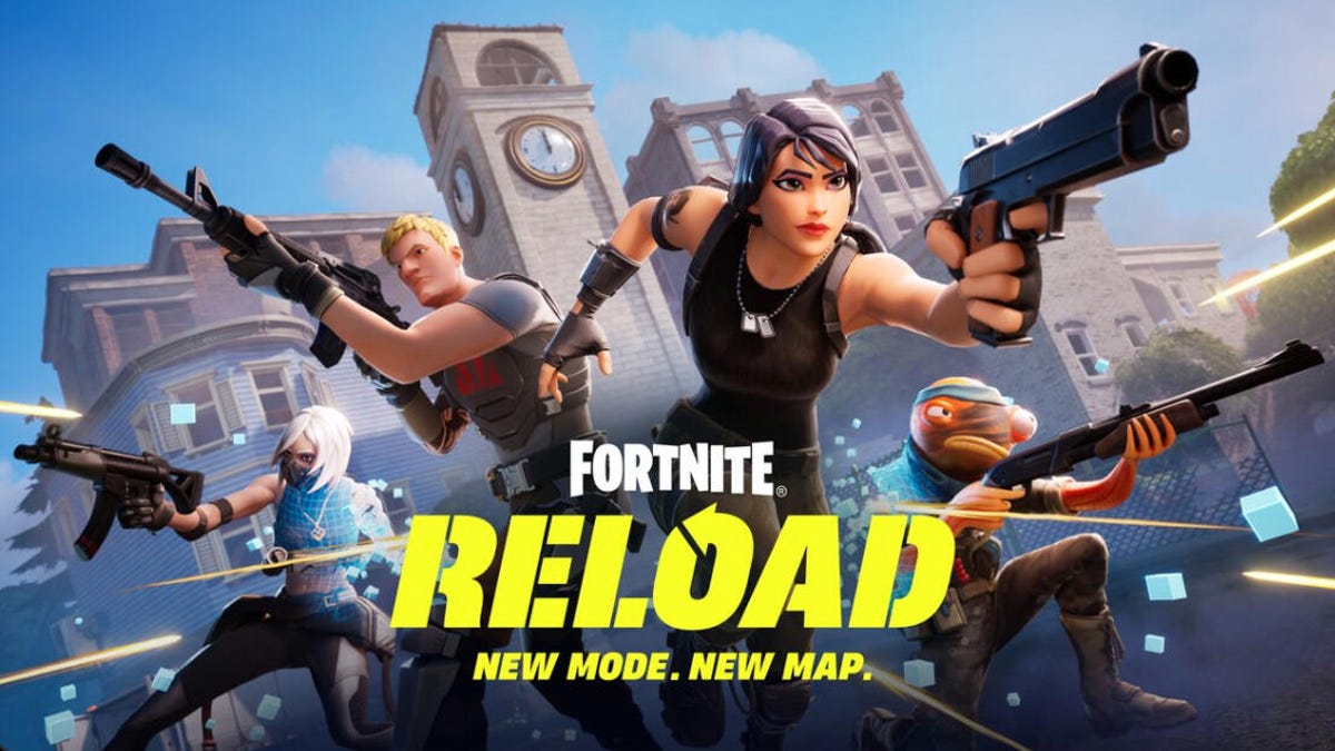 Image shows a promotional photo for Fortnite Reload