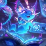 League of Legends splash art for Cyber Cat Yuumi skin