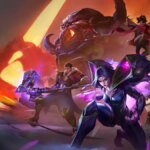 Devinez qui dit 'Turbo en marche -! Eh... wow -! Juste besoin d'un petit coup de pouce là' dans LoL? League of Legends art showing Kai'Sa, Jayce, Ornn, Taliyah, and Pyke preparing for battle.