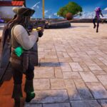 Picture of a Fornite player throwing Coconuts at Jack Sparrow.