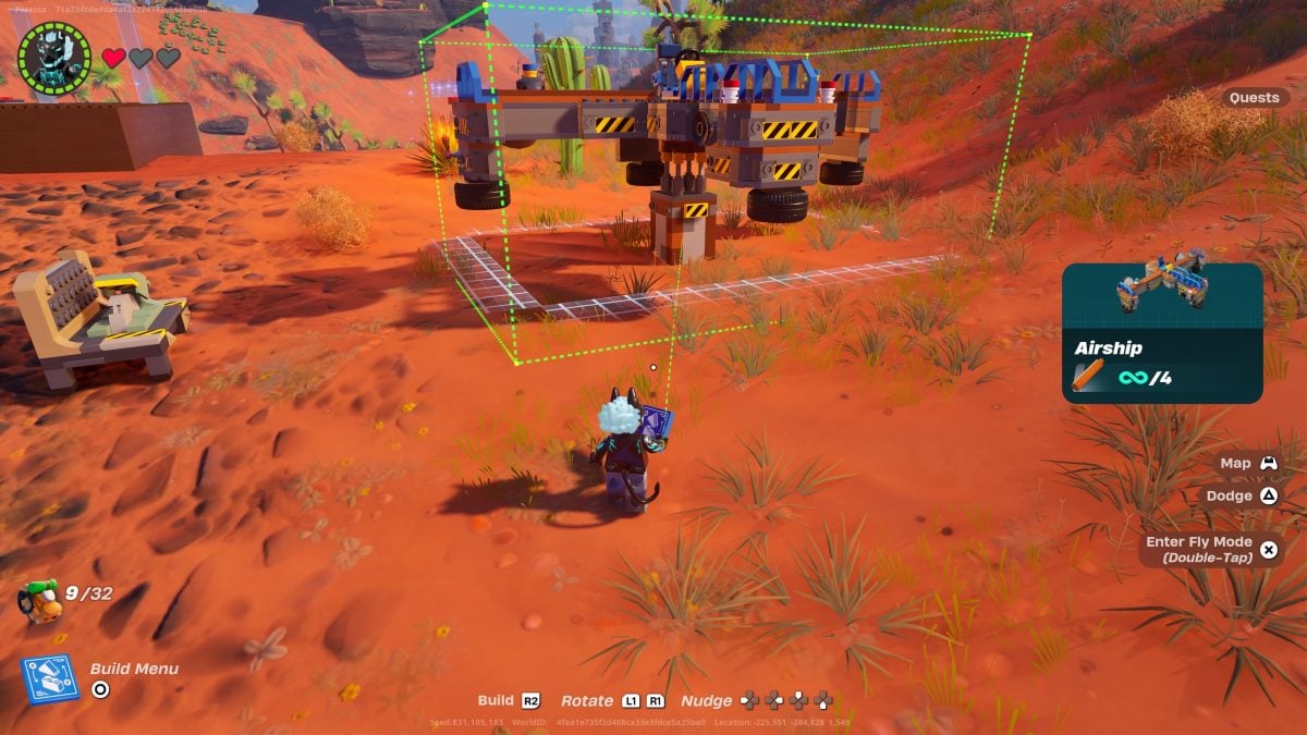 How to Build an Airship in Lego Fortnite