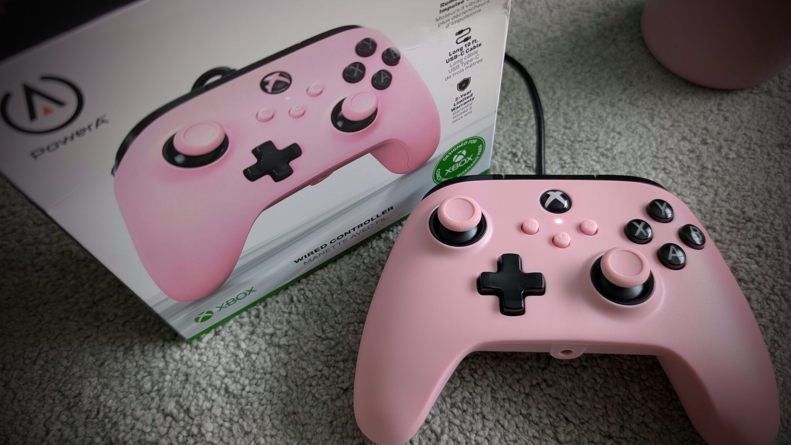PowerA Wired Controller for Xbox Core Blush Review