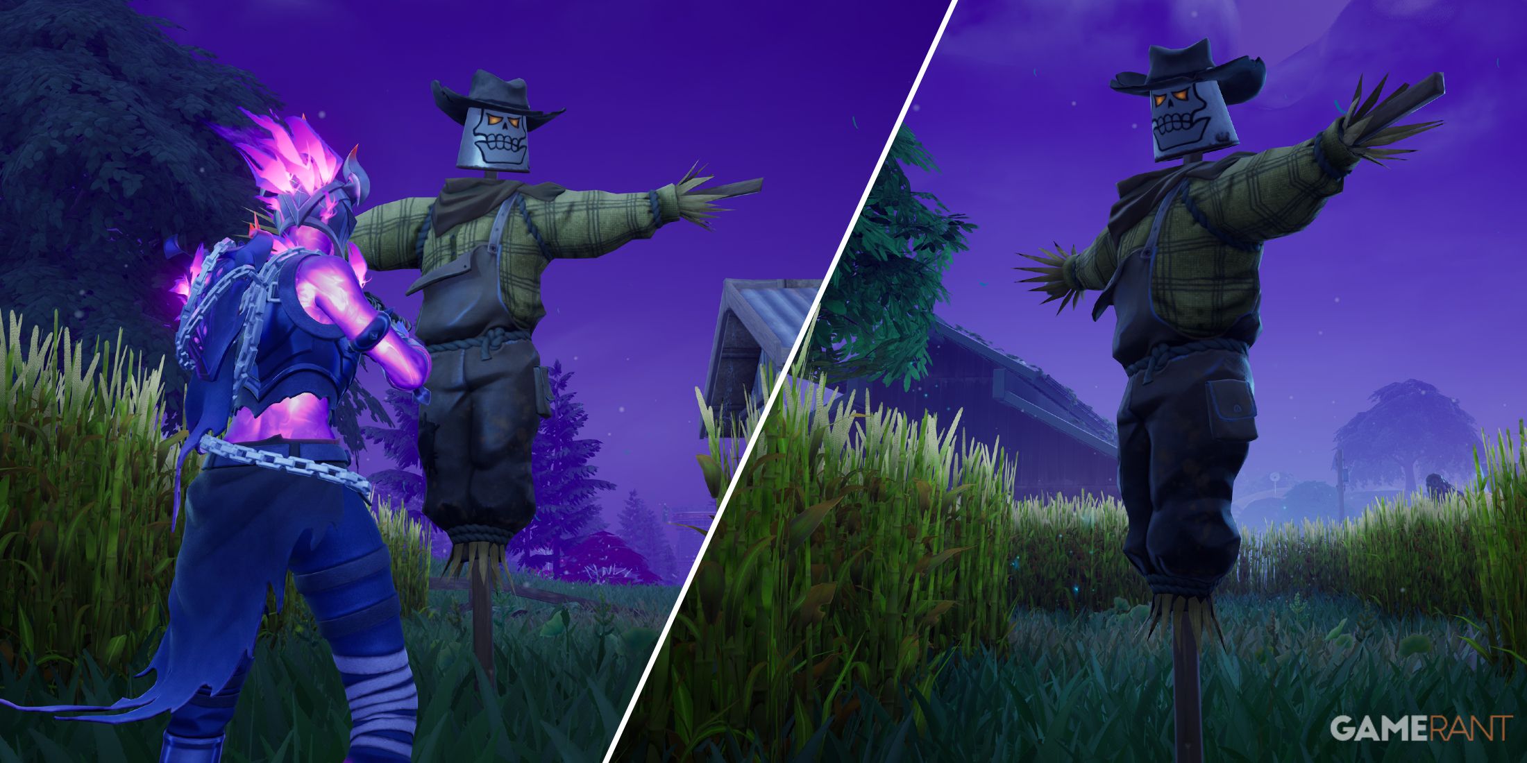 How to Hide in a Scarecrow in Fortnite