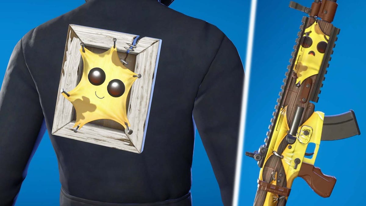 New Fortnite Cosmetic Items Featured Peely's Skinned Face