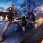 Intel : Arrow Lake booste les performances de 12 jeux, dont Fortnite et Cyberpunk 2077 Jonesy and other Fortnite characters battle it out on top of a moving train