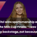 Kitzi reçoit le prix du fair-play lors de la finale de The Milk Cup Kitzi wins sportsmanship award at The Milk Cup Finals: “I was tearing up backstage, not because of the award, but for the opportunity.”