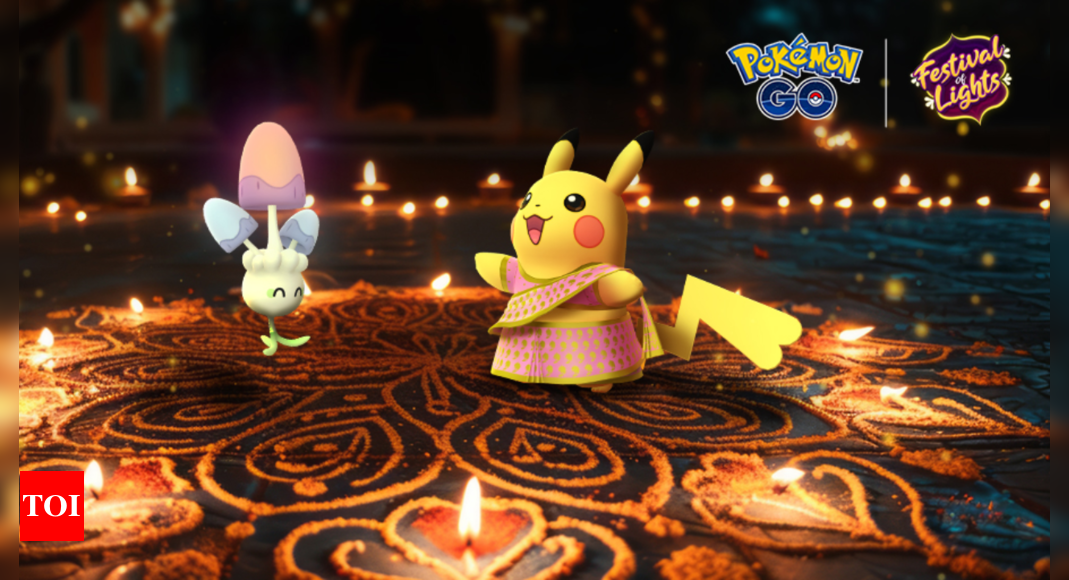 Pikachu dons saree for Festival of Lights in Pokémon GO