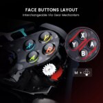 This controller can change face button layouts on the fly, among other customization features
