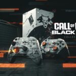Call of Duty: Black Ops 6 Xbox Series X wrap and Xbox controllers
