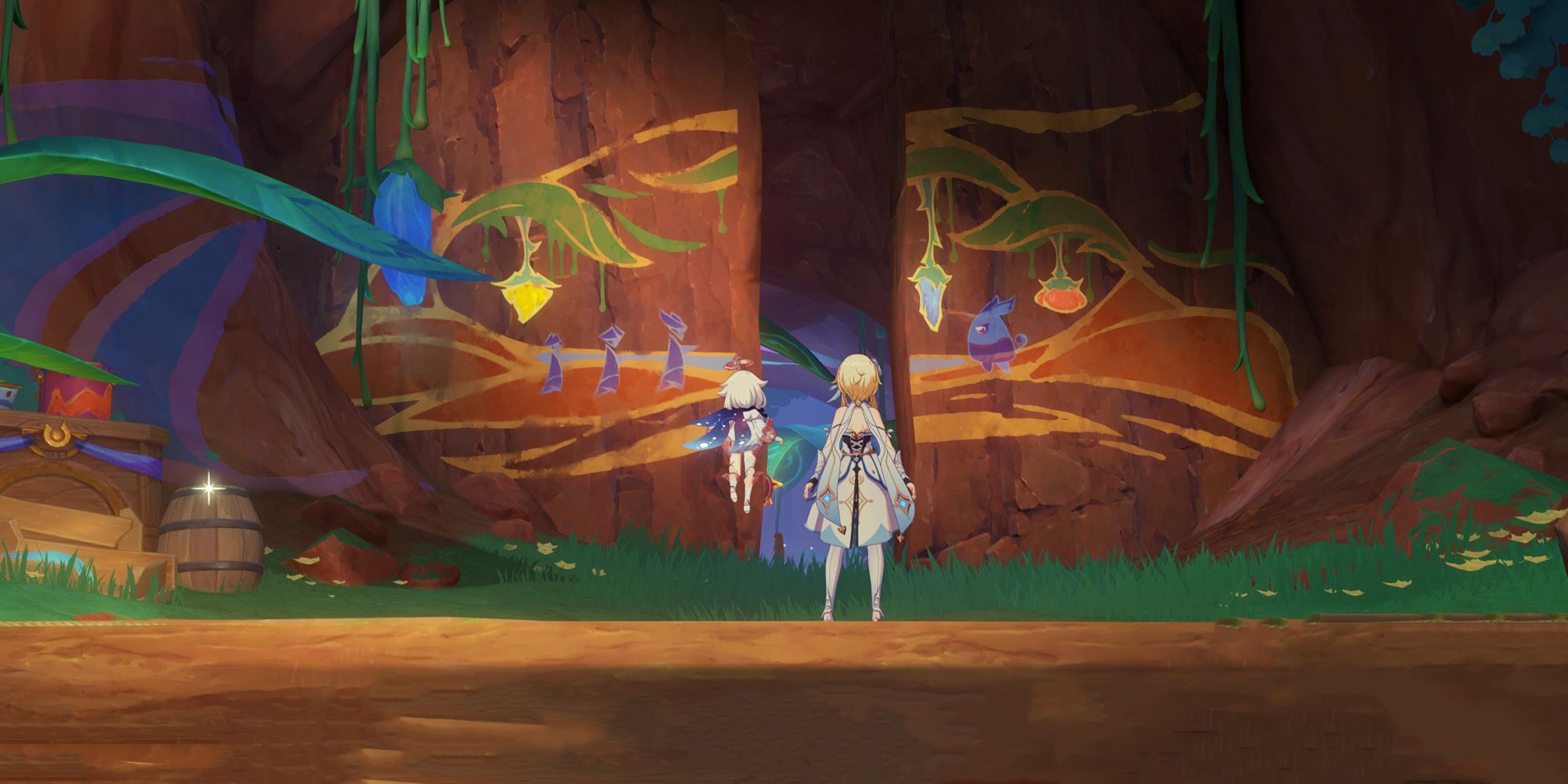 Every Picture Tells A Story Achievement In Genshin Impact (Cavern Of The Legendary Mural Puzzle)