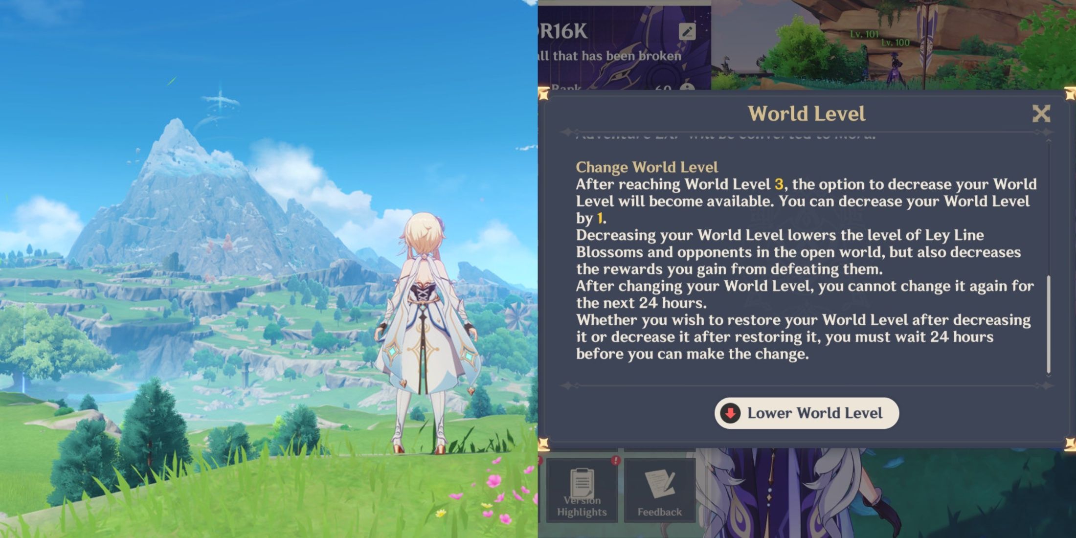 How To Lower World Level In Genshin Impact