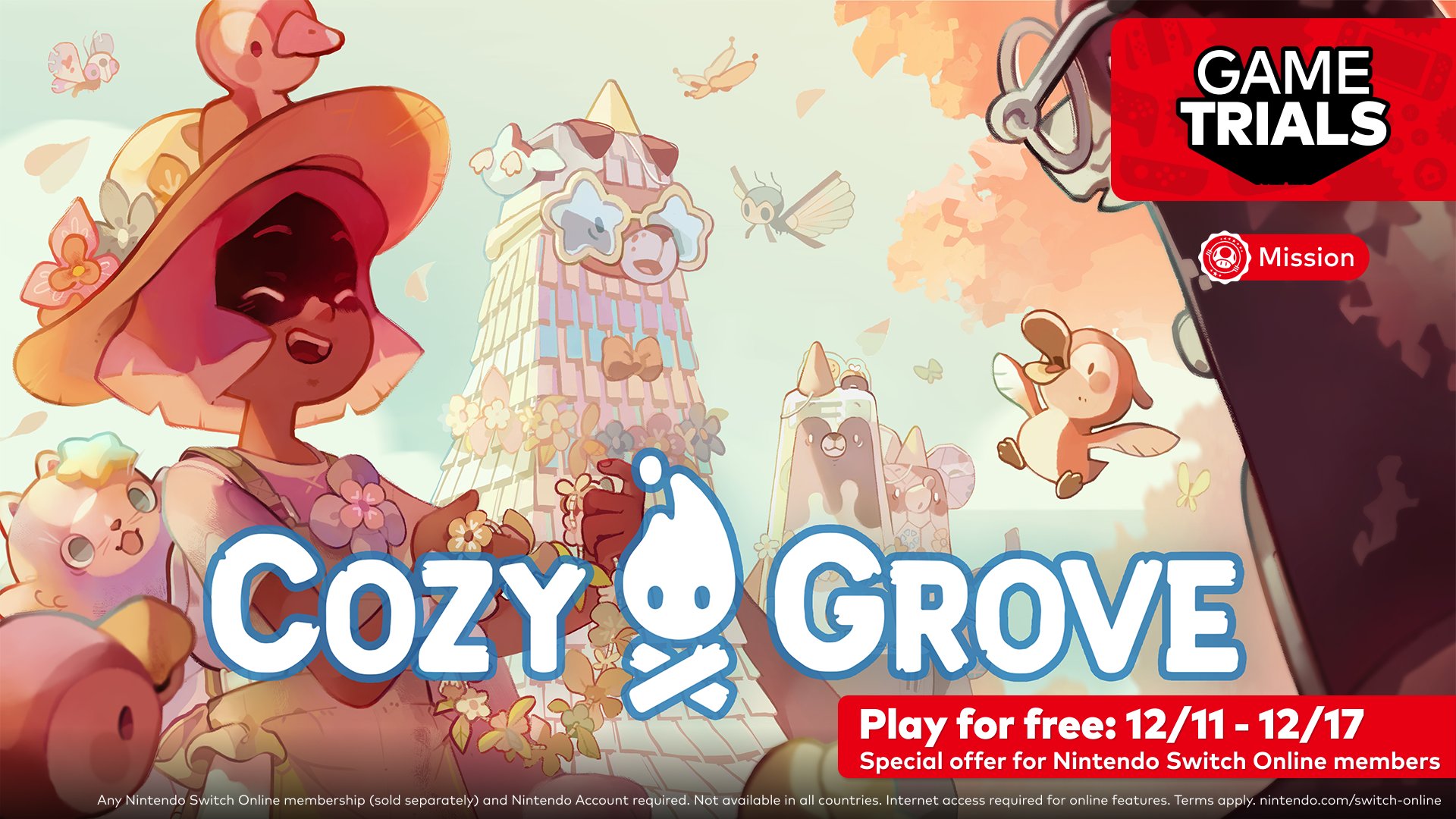 Cozy Grove is North America's next Nintendo Switch Online Game Trial