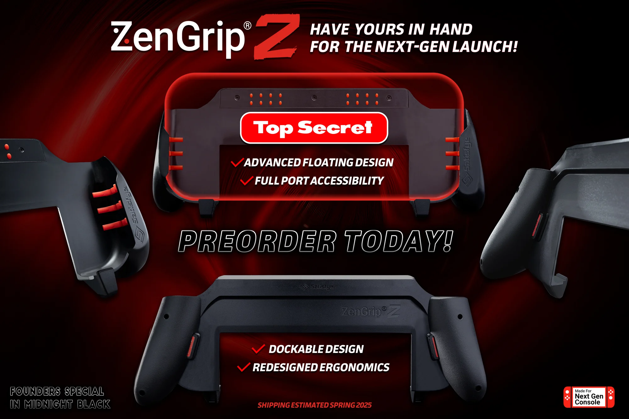 Upcoming Portable Grip ZenGrip 2 Might Be The First Official Switch 2 Peripheral