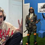 xQc accuse Epic Games de favoritisme envers Kai Cenat et IShowSpeed xQc claims Epic Games is being unfair by favoring Kai Cenat and IShowSpeed during their Fortnite marathon (Image via xQc Clips/YouTube, Kai Cenat/X)