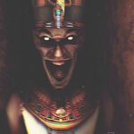 Amenti : le jeu d'horreur égyptien qui manque de frissons The demon Pharaoh screaming