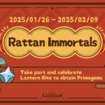 Comment obtenir 120 Primogems Rattan Immortals web event guide (Image via HoYoverse/Web Event)