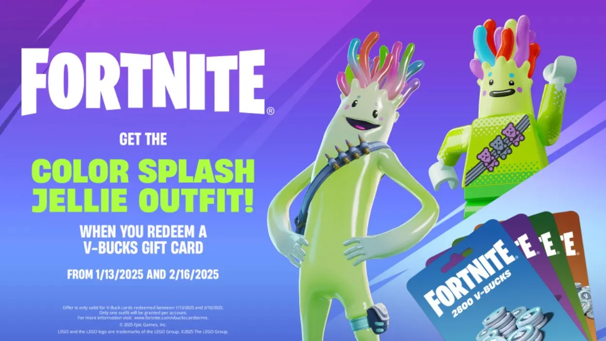 How to obtain Fortnite Color Splash Jellie Outfit?
