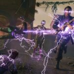 Grey and Maya with Tesla Storm fighting off zombies at Citadelle Des Morts in Black Ops 6 Zombies
