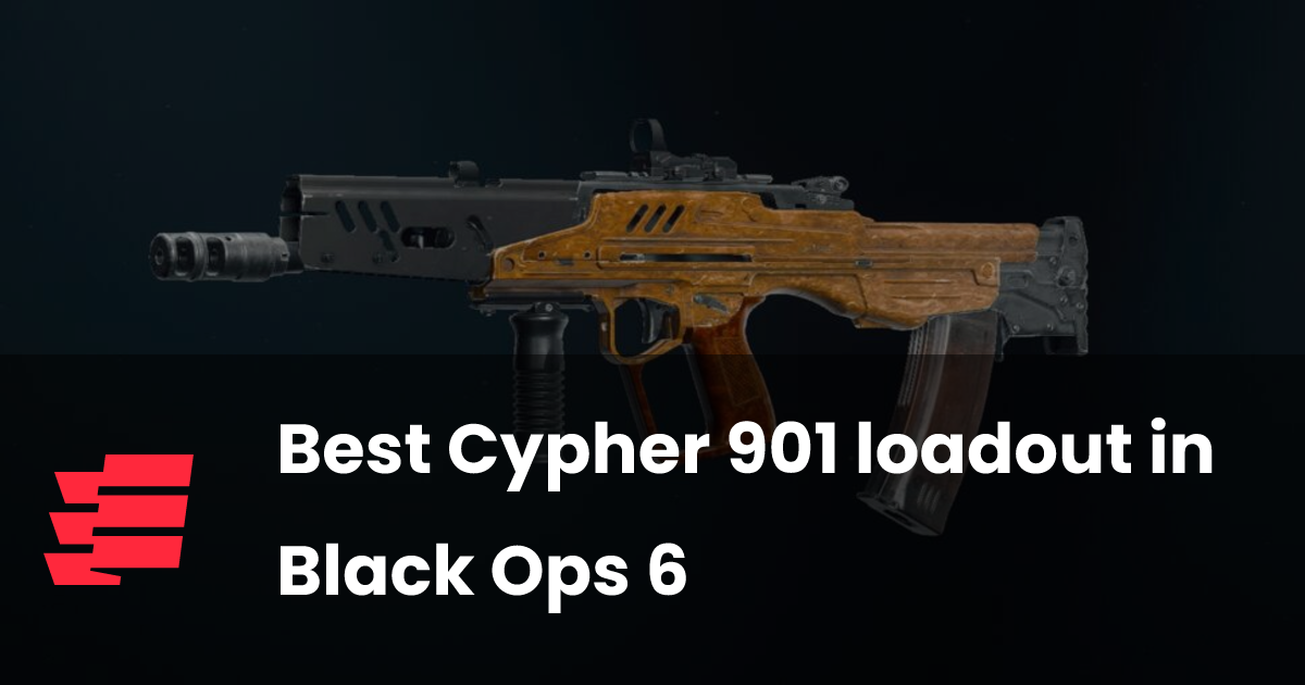 Best Cypher 901 loadout in Black Ops 6