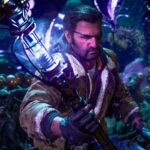 Operator Weaver holding the Staff of Ice in Black Ops 6 Zombies