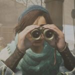 Changer d'apparence dans Monster Hunter Wilds : guide pratique Monster Hunter Wilds change appearance - Alma with binoculars