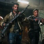 Terminator in Black Ops 6 with fire around