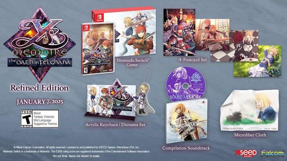 Ys Memoire: The Oath In Felghana's Collectible Edition Gets Nice Discount For Switch