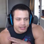Tyler1 shocked in Twitch camera.