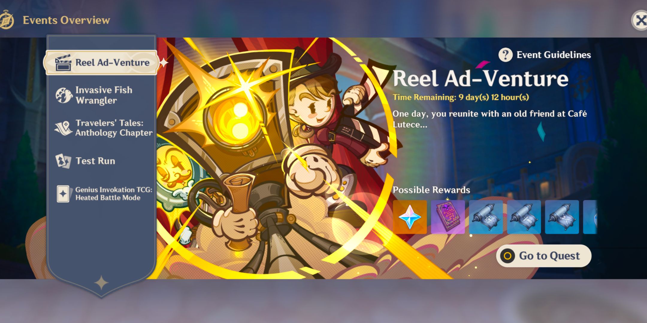 Genshin Impact: Reel Ad-Venture Event Guide
