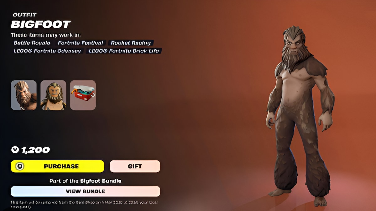 How to Get the Bigfoot Skin in Fortnite: Price, Availability & More!