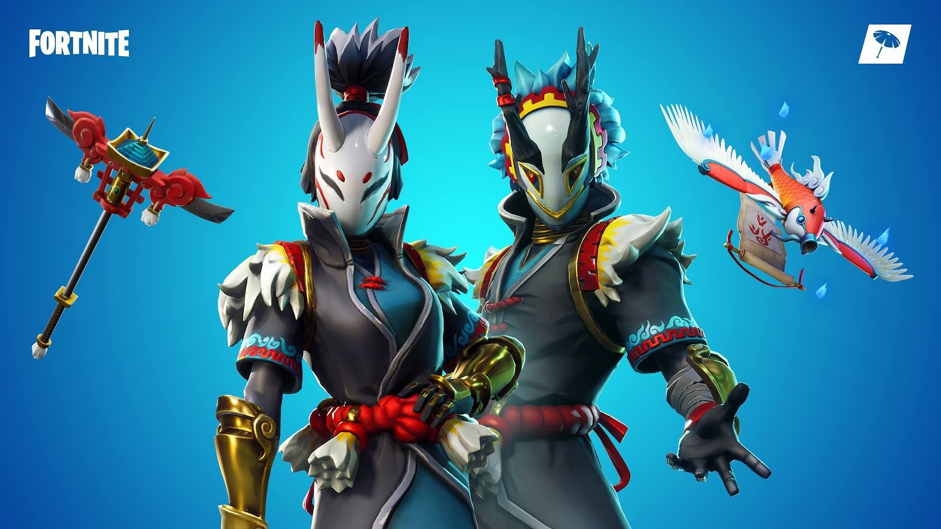 The Nara and Taro skins are now in Fortnite (Image via Epic Games)