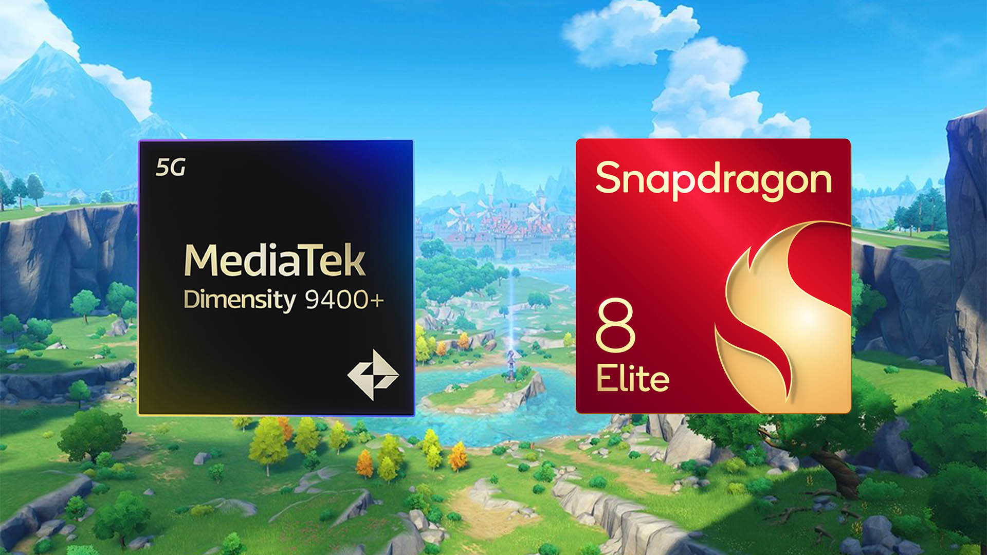Dimensity 9400+ vs Snapdragon 8 Elite in Genshin Impact