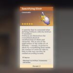 Guide des élixirs sanctifiants dans Genshin Impact et comment les obtenir how to get sanctifying elixir in genshin impact