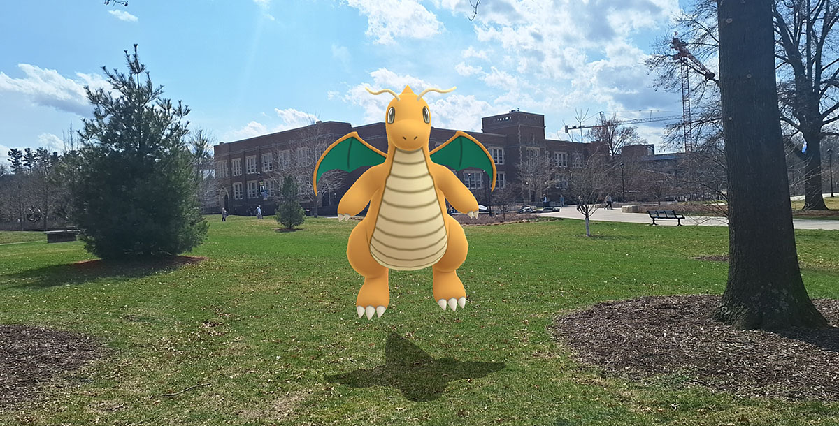 This guy was just chilling, playing ultimate frisbee with a Poliwhirl.
