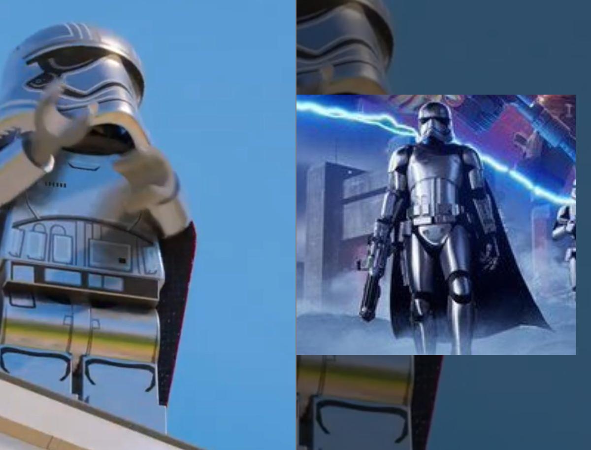 Captain Phasma LEGO Skin Teased for Fortnite Battle Pass