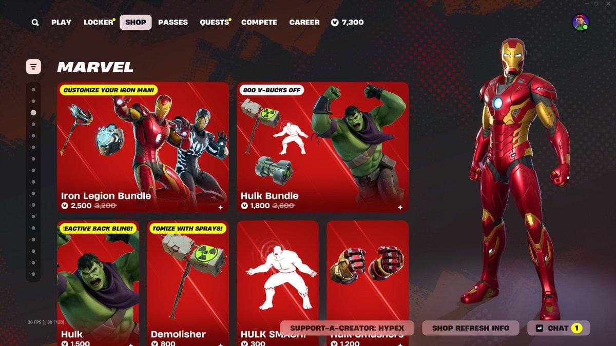 Fortnite Skips Star Wars Day But Drops 5 Marvel Skins Instead