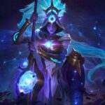 LoL : le patch 25.12 modifie plusieurs junglers et top laners Cosmic Huntress Nidalee skin official wallpaper splashart