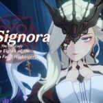 Un joueur de Genshin Impact renonce enfin à son personnage préféré après 806 vidéos et 1 700 pulls Genshin Impact screenshot of La Signora in white and red dress