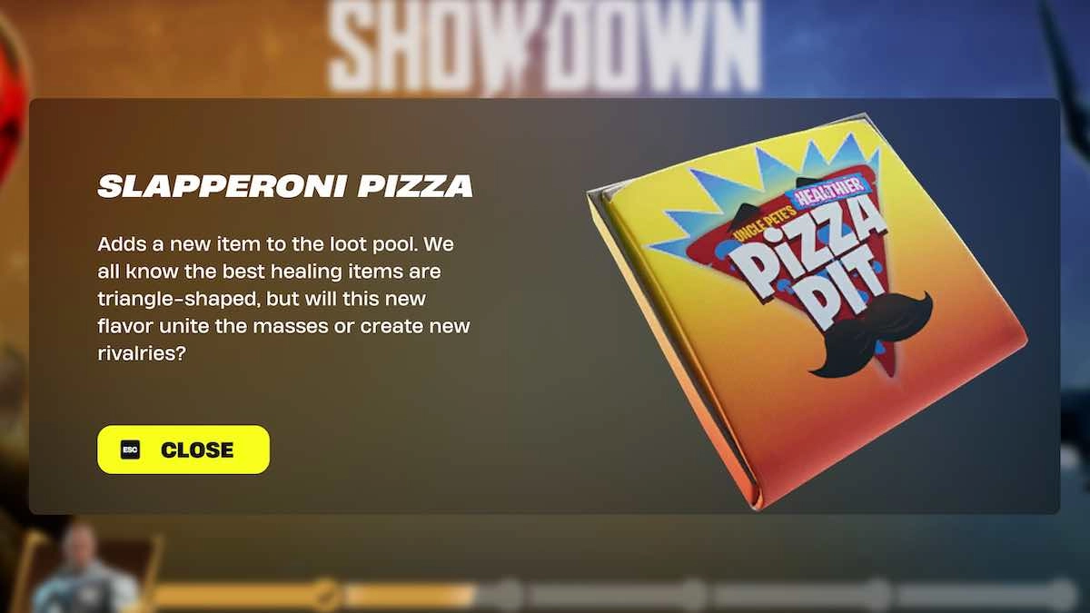Fortnite Slapperoni Pizza Unvaulted - Huge Heals Unlocked