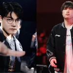 Hanwha Life Esports Gumayusi and Bilibili Gaming Bin at MSI