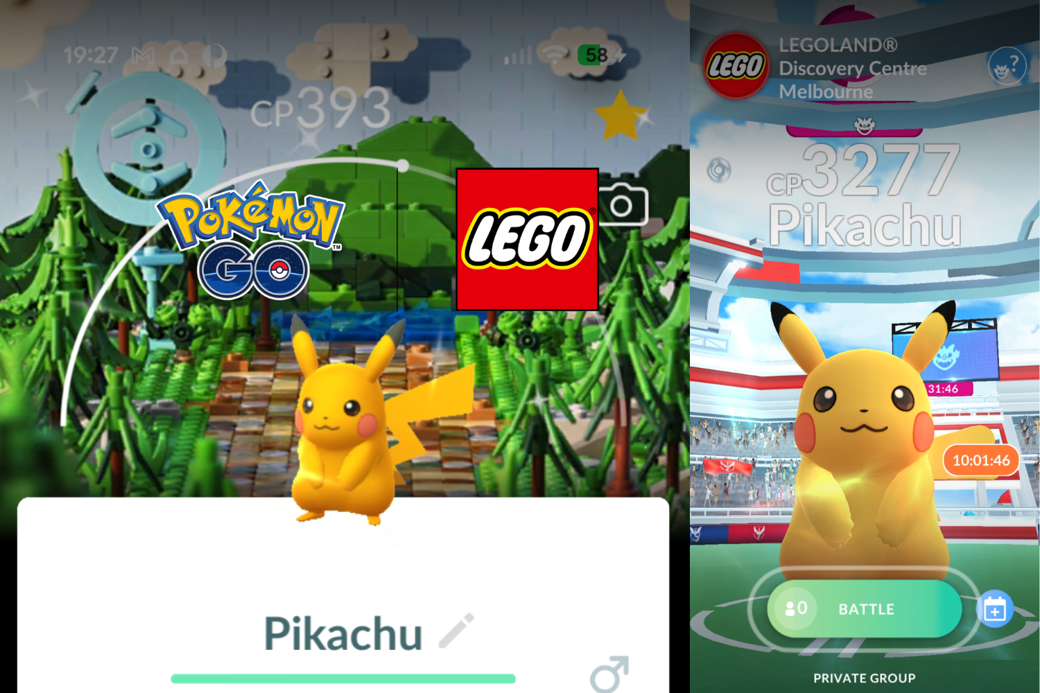 LEGO Pokemon Go Stamp Rally and Special Background Pikachu now available in selected countries