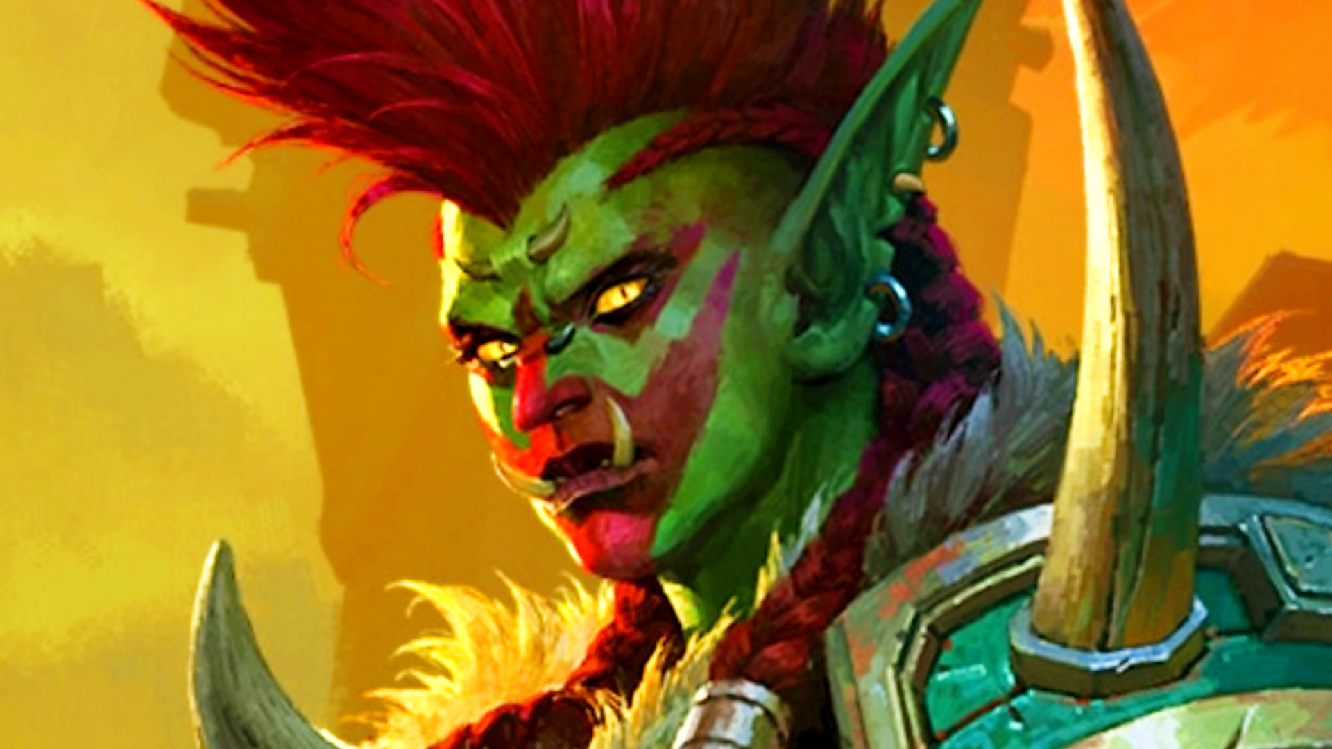 World of Warcraft Midnight Season 2 class tuning patch notes - A red-haired orc in the Blizzard MMORPG.