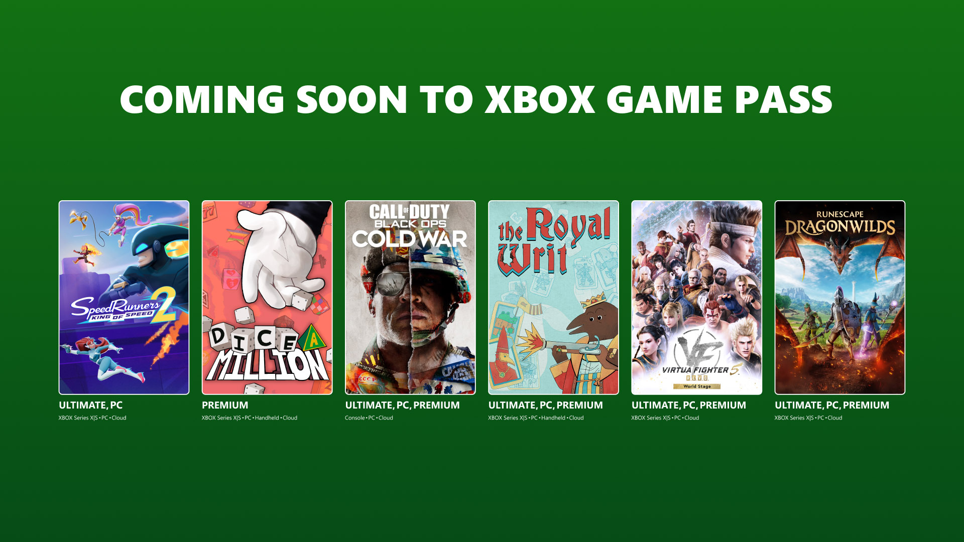 Call of Duty, Virtua Fighter and more joins Game Pass in September -