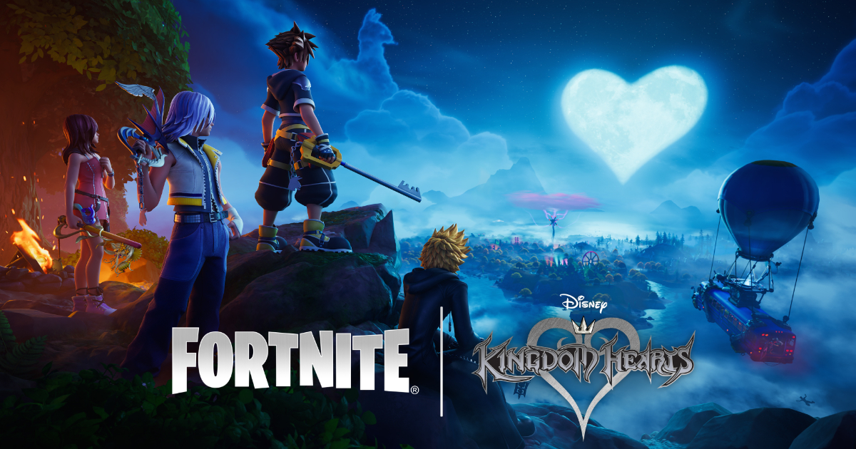 "Kingdom Hearts" Comes to "Fortnite"! Sora and Friends' Costumes and Kingdom Chains Are Now Available
