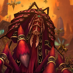 WoW 20 ans après : Le directeur avoue que les joueurs l'ont surpassé dans Ahn'Qiraj. Concept art for Ahn'Qiraj's Prophet Skeram boss, an intimidating, robed insectoid surrounded by a swarm of foul bugs.
