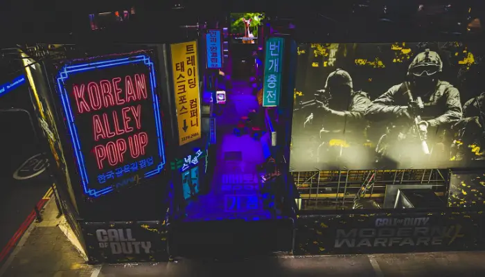 Activision brings Call of Duty: Modern Warfare 4 to life with immersive Korean alleyway experience in London, LA