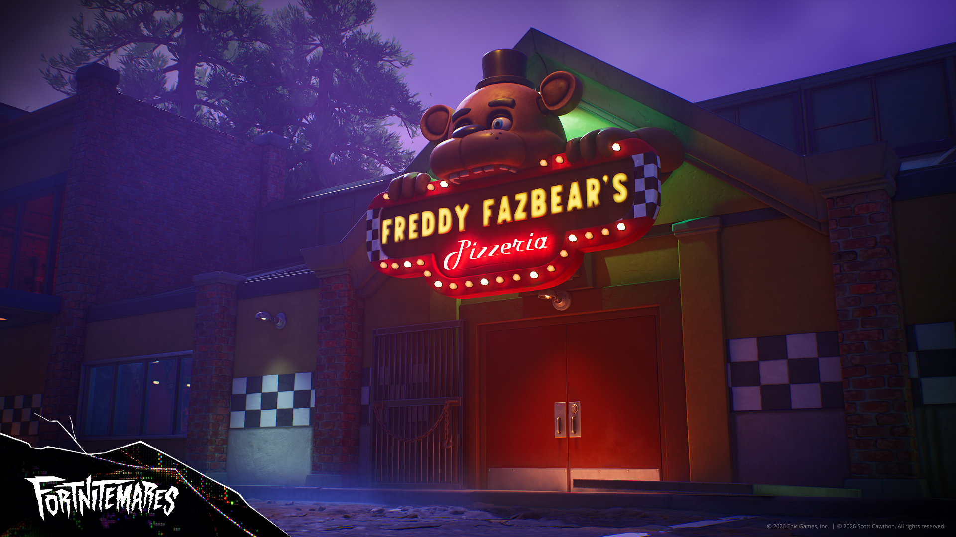 Where is Freddy Fazbear’s Pizzeria in Fortnite?
