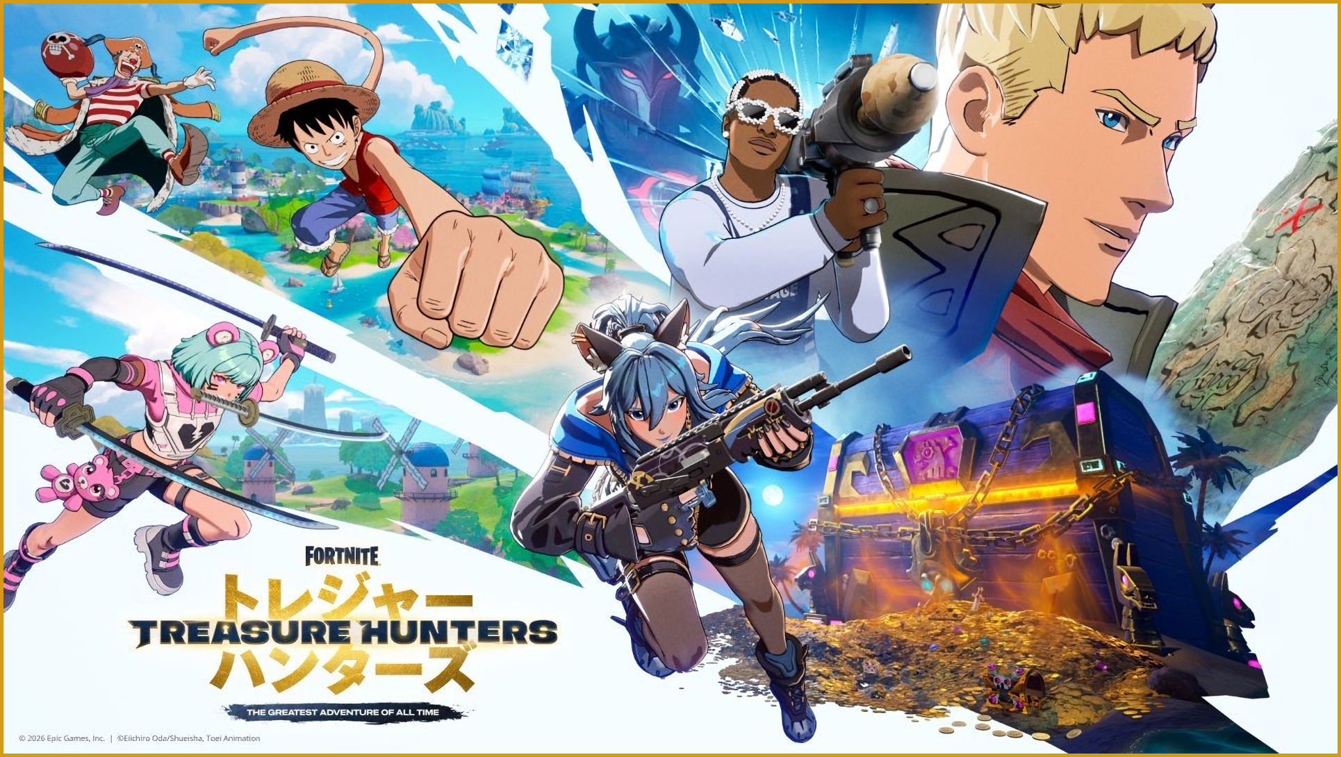 The Fortnite: Treasure Hunters Season Trailer Reveals the Arrival of One Piece!