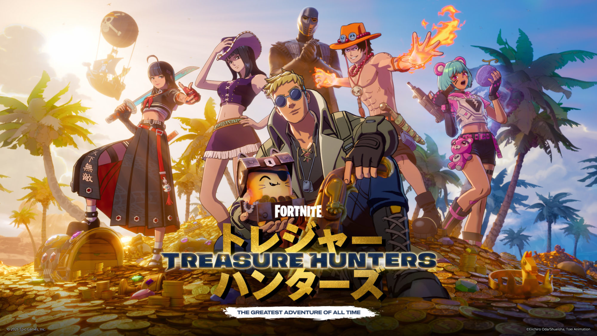 Fortnite Treasure Hunters Boasts One Piece and A$AP Rocky